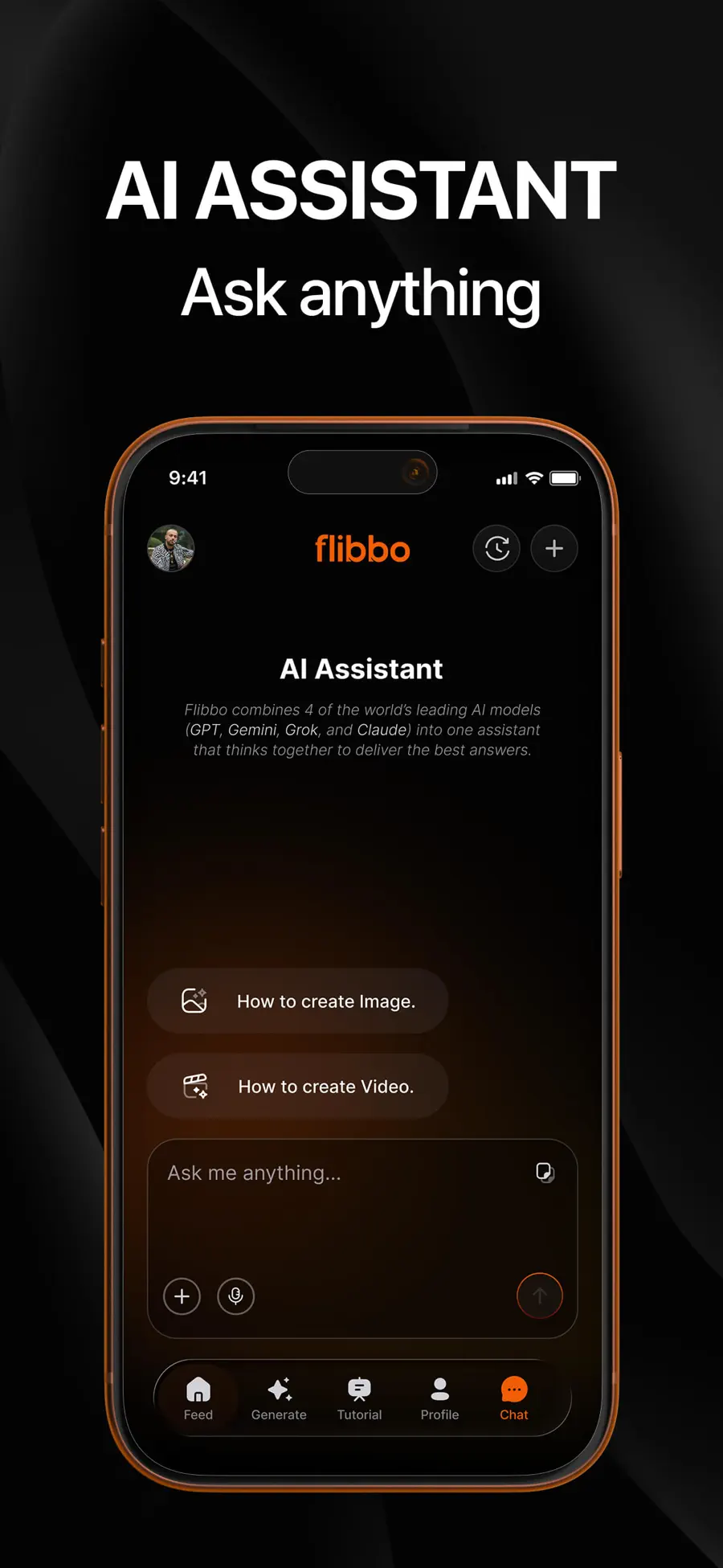Flibbo AI assistant chat
