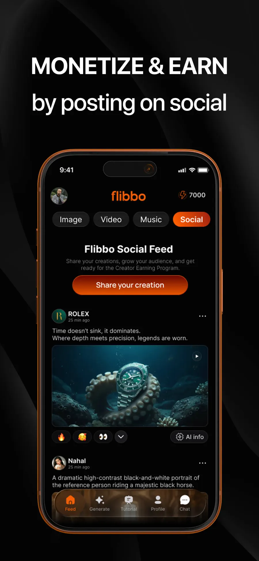 Flibbo social feed